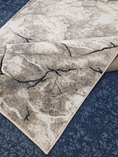 Covor Sufragerie Dormitor, Model Elma El005 106, Gri Bej 80x150