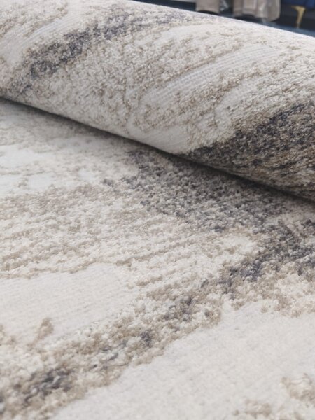 Covor Sufragerie Dormitor, Model Elma El002 106, Gri Bej 120x200