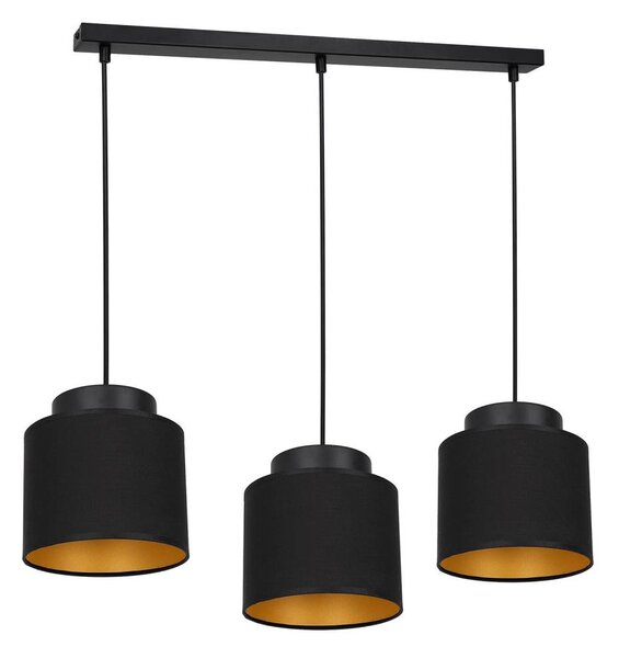 Lustră pe cablu FRODI 3xE27/60W/230V neagră