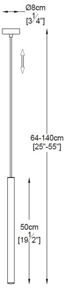 Lustră LED pe cablu LOYA LED/5W/230V Zuma Line P0461-01A-F4F4