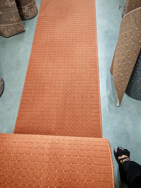 Traversa Antiderapanta Hol Bucatarie, Model Stanford Clay Beige, Portocaliu 100 x 300