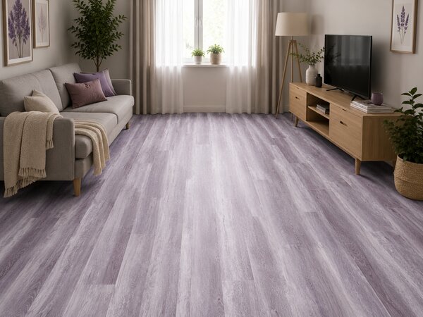 Covorul PVC linoleum Bern Oak 94-3, 1.5 m, 2 m, 2.5 m, 3 m, Gri, Suport Pasla 1.5 x 2 m