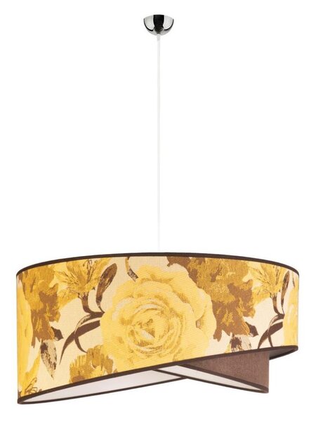 Lustră pe cablu Duolla ROYAL 1xE27/40W/230V d. 50 cm galben