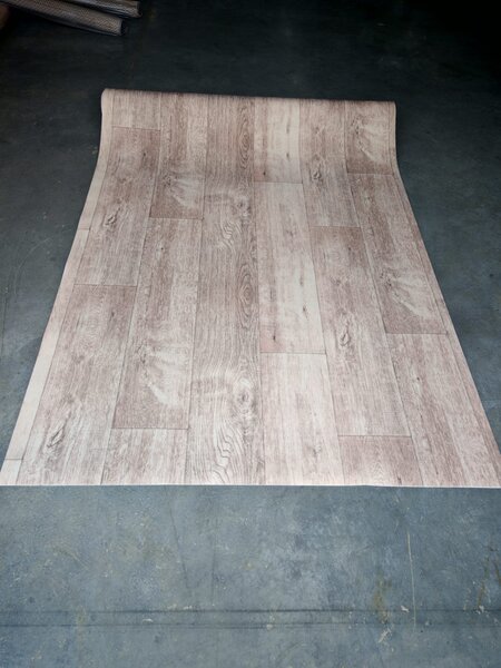 Covorul PVC linoleum Silver Oak 97-1, 1.5 m, 2 m, 2.5 m, 3 m, Crem Bej Suport Pasla 1.5 x 2 m