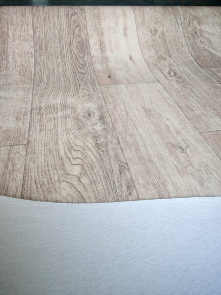 Covorul PVC linoleum Silver Oak 97-1, 1.5 m, 2 m, 2.5 m, 3 m, Crem Bej Suport Pasla 1.5 x 2 m