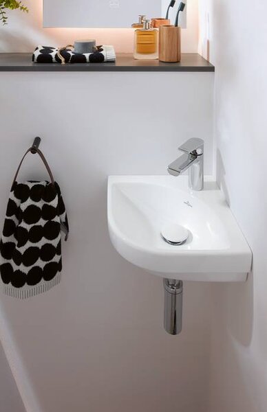 Villeroy & Boch Subway 3.0 lavoar 32x32 cm de colț clasică alb luciu 43714601