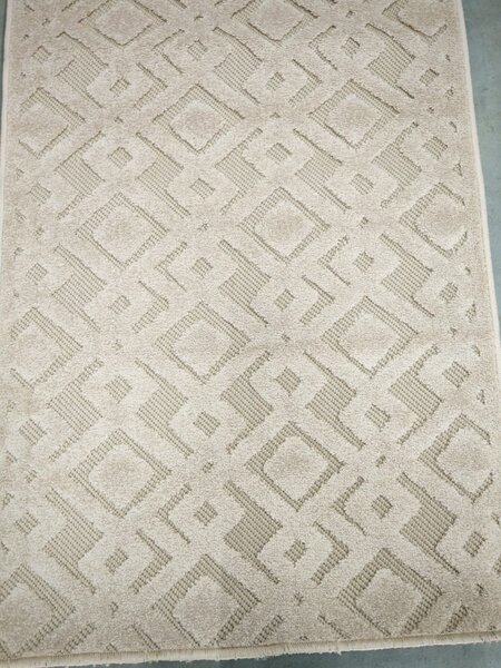 Traversa Hol, Model Oksi 38011 202, Festonata Latime 120 cm, Bej 80 x 200