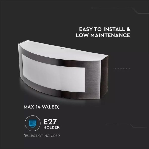 Aplică perete exterior 1xE27/15W/230V IP44