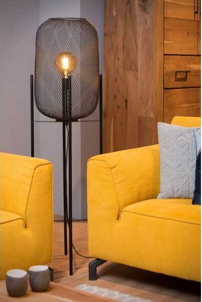Lampadar MESH 1xE27/40W/230V negru Lucide 45785/01/30