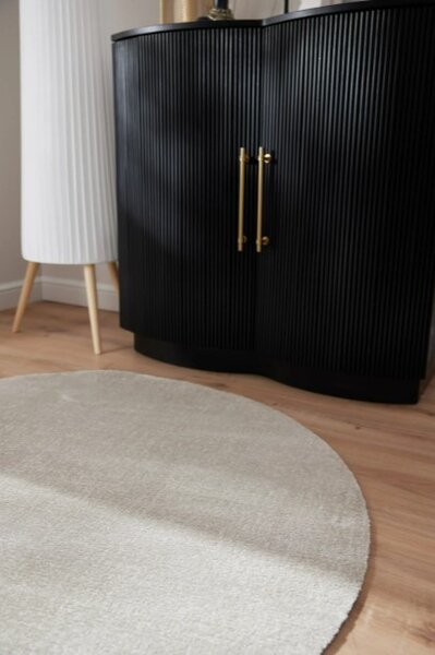 Covor Belgian Living Dormitor, Fargo Rotund 71501 56, Alb Dreptunghi, 120x120