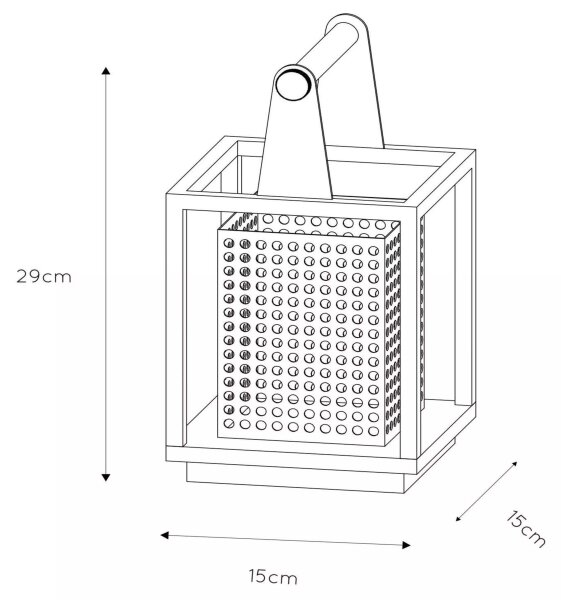 Lampă de masă SANSA 1xE27/40W/230V Lucide 21522/01/30