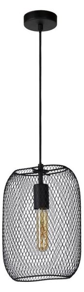 Lustră pe cablu MESH 1xE27/60W/230V neagră Lucide 78392/01/30