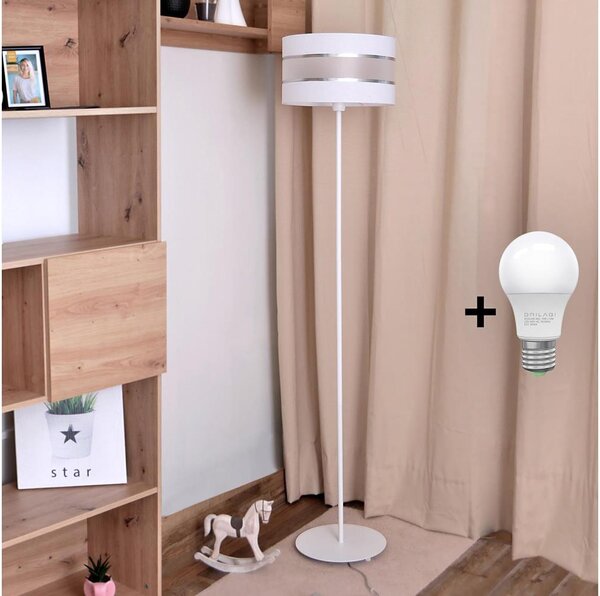 LED Lampadar HELEN 1xE27/15W/230V alb