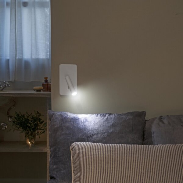 Spot LED de perete SUAU LED/3W/230V USB alb FARO 62117
