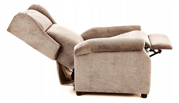 Fotoliu recliner Houston 854, Bej, Tapiterie, 83x75x92cm, 29.5 kg