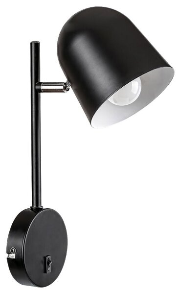 Aplică EGON 1xE14/40W/230V neagră Rabalux 5242