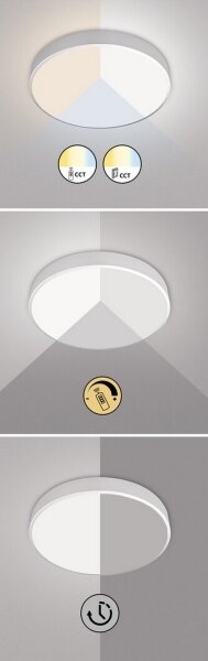 Rabalux 3317 - Plafonieră LED dimerizabilă TESIA, 60 W, 230 V, 60 cm + telecomandă