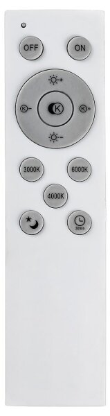 Rabalux 3316 - Plafonieră LED dimabilă TESIA LED/60W/230V 60 cm + telecomandă