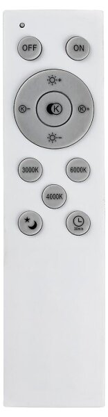 Rabalux 3317 - Plafonieră LED dimerizabilă TESIA, 60 W, 230 V, 60 cm + telecomandă