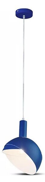 Lustră pe cablu 1xE14/60W/230V albastră