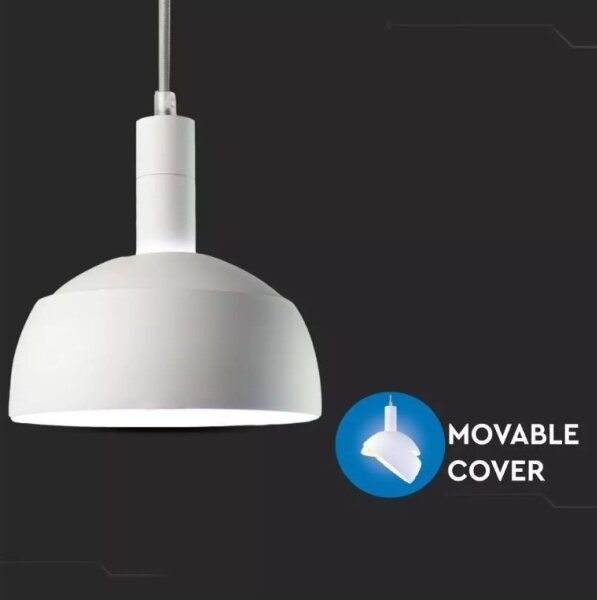 Lustră pe cablu 1xE14/60W/230V albă