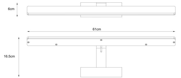 Aplică LED pentru tablouri BETHAN LED/13W/230V IP21 albă Lucide 48200/12/31