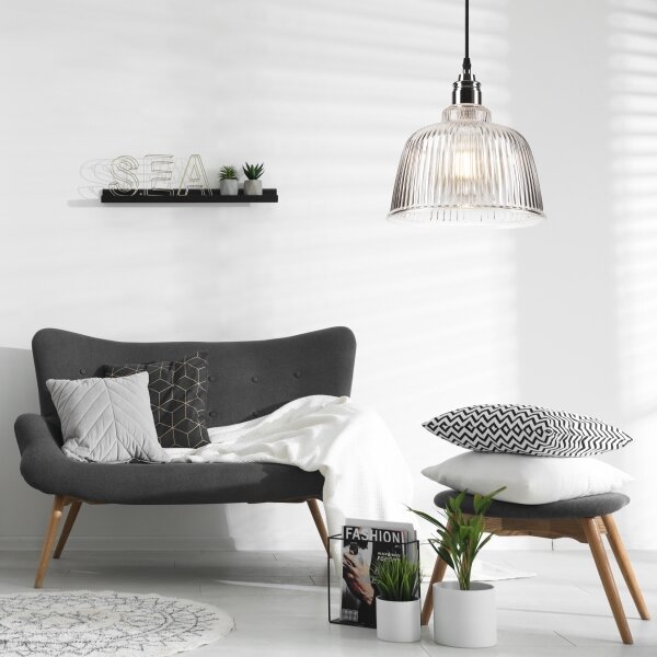 Lustră pe cablu ASTA 1xE27/60W/230V crom lucios