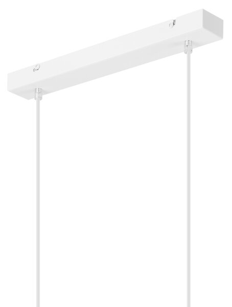 Lustră pe cablu NICO 2xE27/60W/230V albă