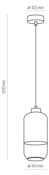 Lustră pe cablu MARCO 1xE27/60W/230V albă