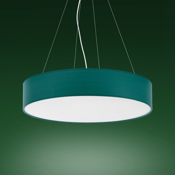Lustră pe cablu RONDO 4xE27/15W/230V verde