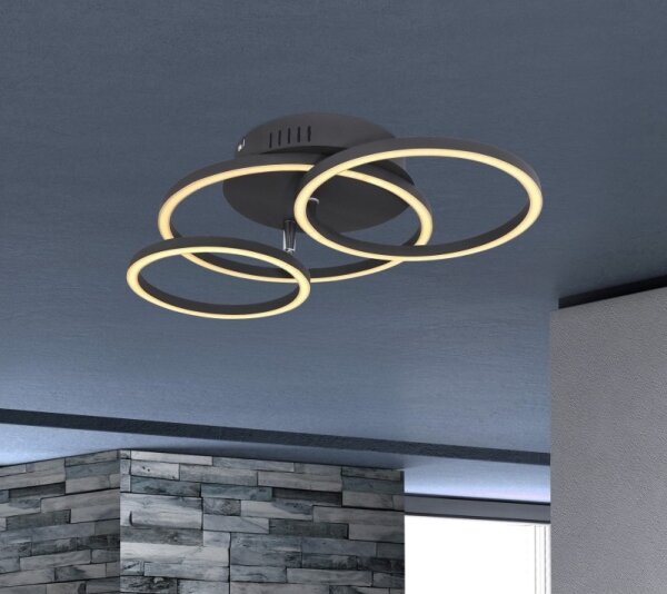 Lustră LED aplicată KENDY LED/30W/230V Globo 67233-30S