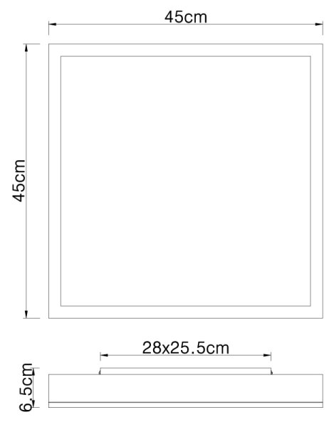 Plafonieră LED DORO LED/24W/230V Globo 416080WD2