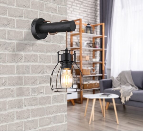 Aplică MINA 1xE27/40W/230V Globo 15326NWB
