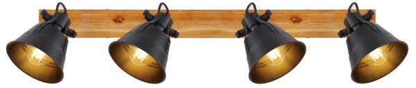 Spot GÜNTHER 4xE27/60W/230V Globo 15466S-4