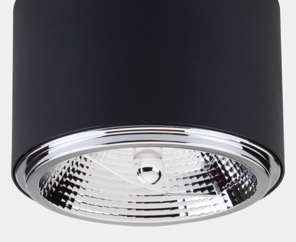 Spot MORIS 1xAR111 GU10/50W/230V negru