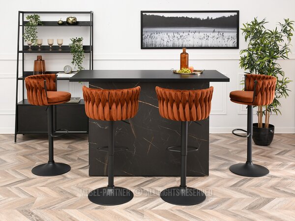Scaun Adel (cupru + negru). Promo -14%. 1110643