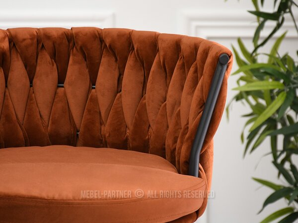 Scaun Adel (cupru + negru). Promo -14%. 1110643