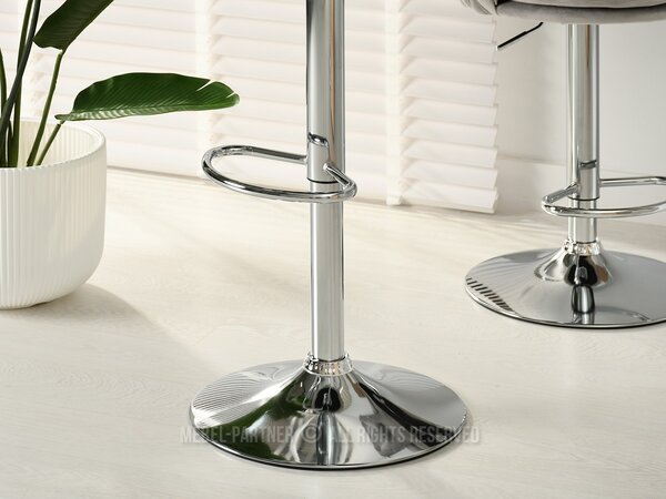 Scaun Adel (gri + chom). Promo -14%. 1110644