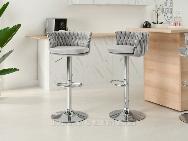 Scaun Adel (gri + chom). Promo -14%. 1110644