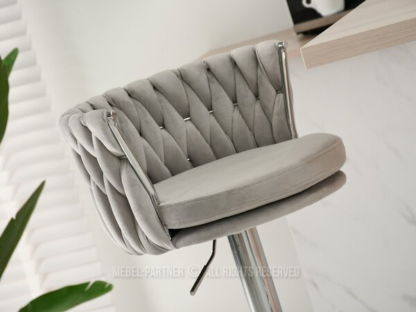 Scaun Adel (gri + chom). Promo -14%. 1110644