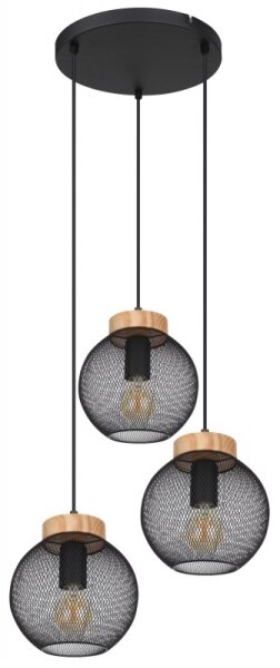 Lustră pe cablu PABLO 3xE27/60W/230V Globo 15663-3H