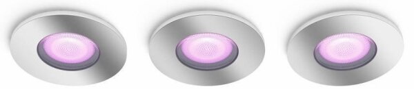 Philips Hue 3xLED RGB lampa baie dimabilă 1xGU10/5,7W/230V IP44