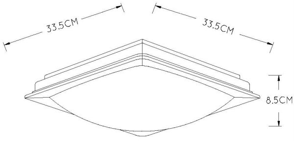 Plafonieră LED dimabilă GENTLY LED/12W/230V IP21 Lucide 79172/13/12