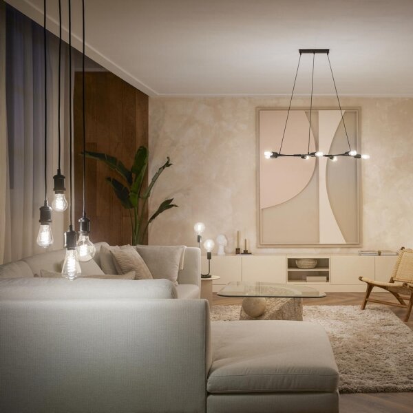 Bec LED dimabil Philips Hue WHITE AMBIANCE G125 E27/7W/230V 2200-4500K