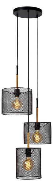 Lustră pe cablu BASKETT 3xE27/40W/230V Lucide 45459/03/30