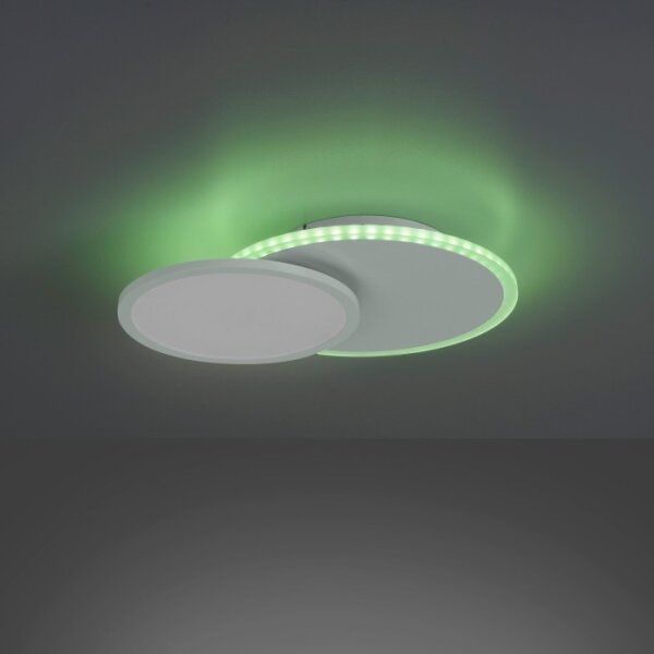 Plafonieră LED RGB dimabilă ARENDA LED/21W/230V Leuchten Direkt 11662-16 + telecomandă