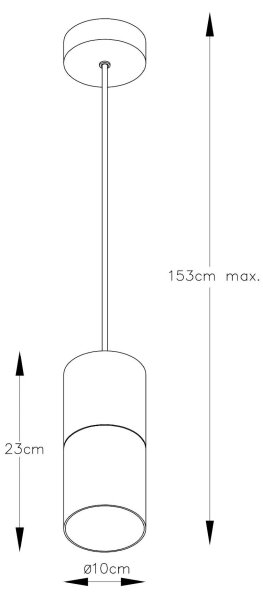 Lustră pe cablu ZINO 1xE27/60W/230V maro Lucide 74410/01/62