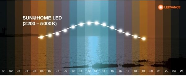 Ledvance - Lampă LED reglabilă SUN@HOME 36W 230V 2200-5000K CRI 95 Wi-Fi