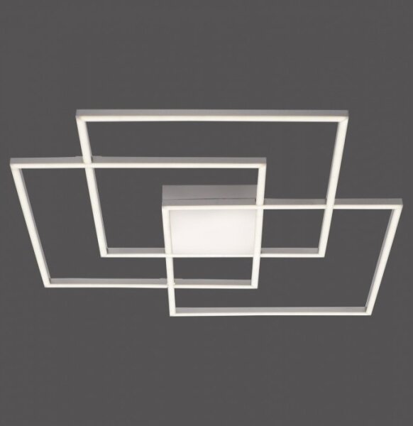 Lustră LED aplicată dimabilă ASMIN LED/45W/230V Leuchten Direkt 14713-55 + telecomandă
