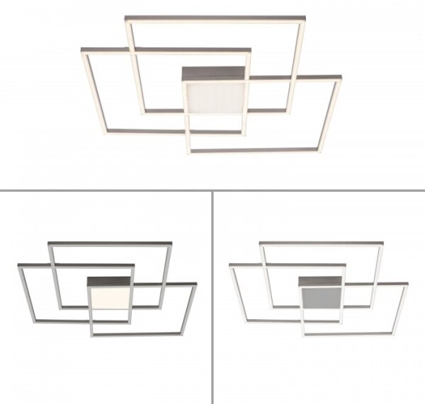 Lustră LED aplicată dimabilă ASMIN LED/45W/230V Leuchten Direkt 14713-55 + telecomandă